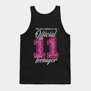 11th birthday funny Gift T-shirt for girls and boys Tank Top